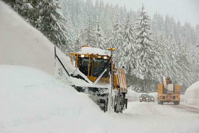 Oregon snow plow