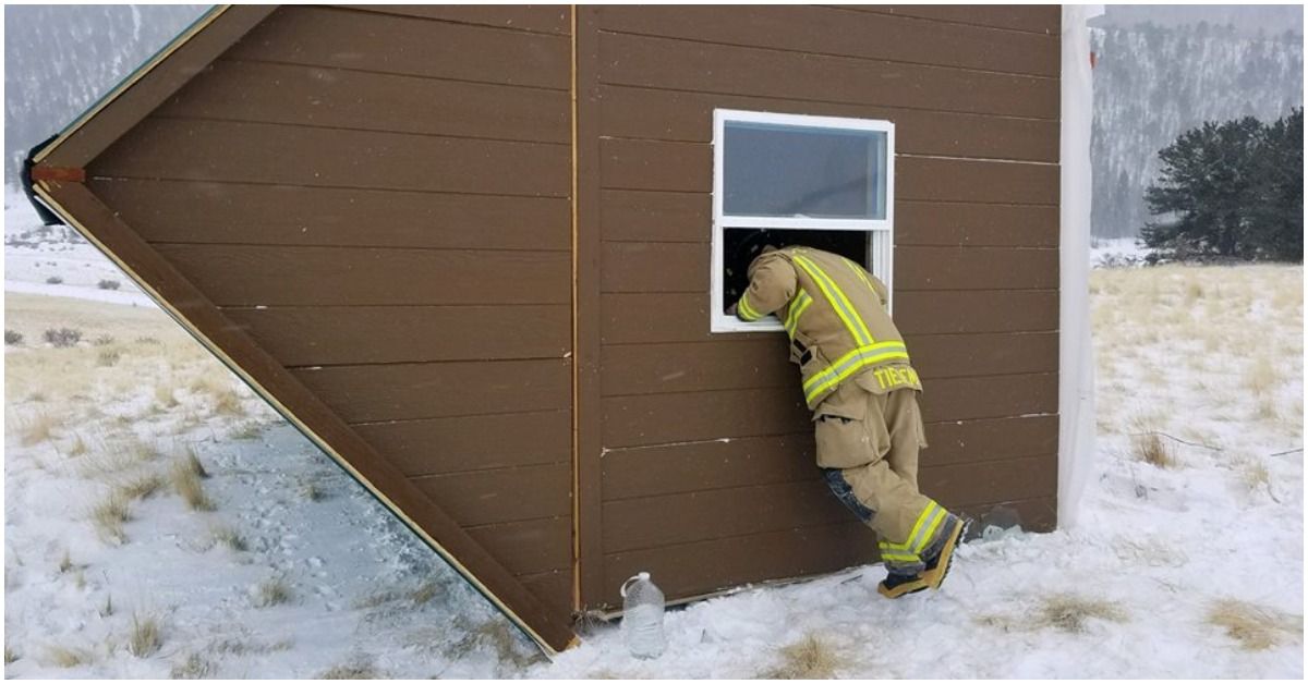 Tiny home blizzard