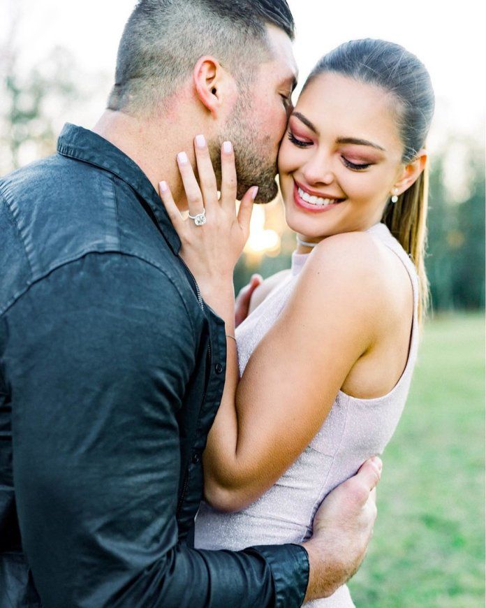 Tim Tebow and Demi-Leigh Nel-Peters