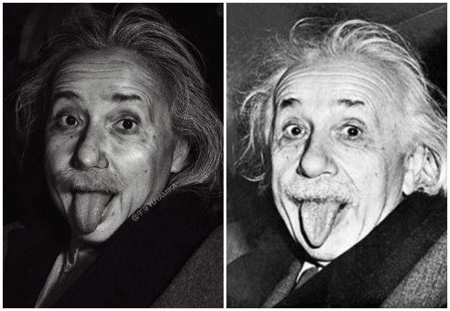 Albert Einstein.