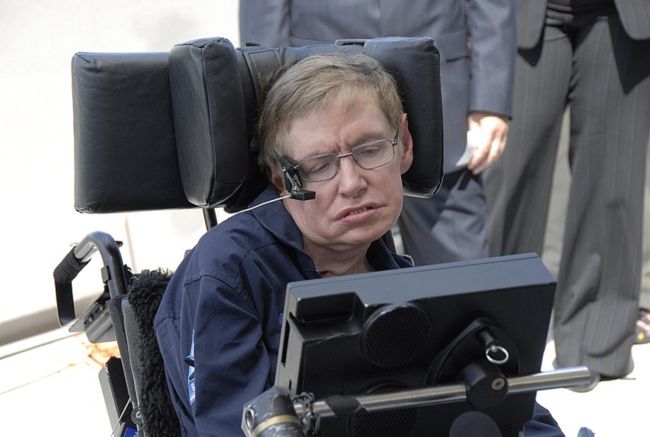 Stephen Hawking cheek sensor