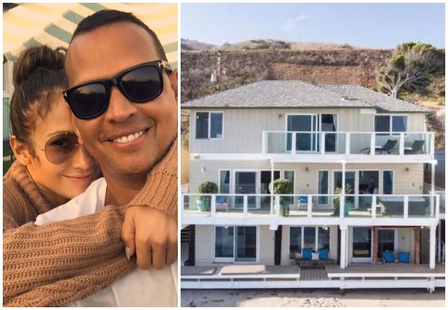 Alex Rodriguez Jennifer Lopez Malibu home