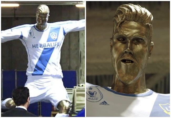 David Beckham statue