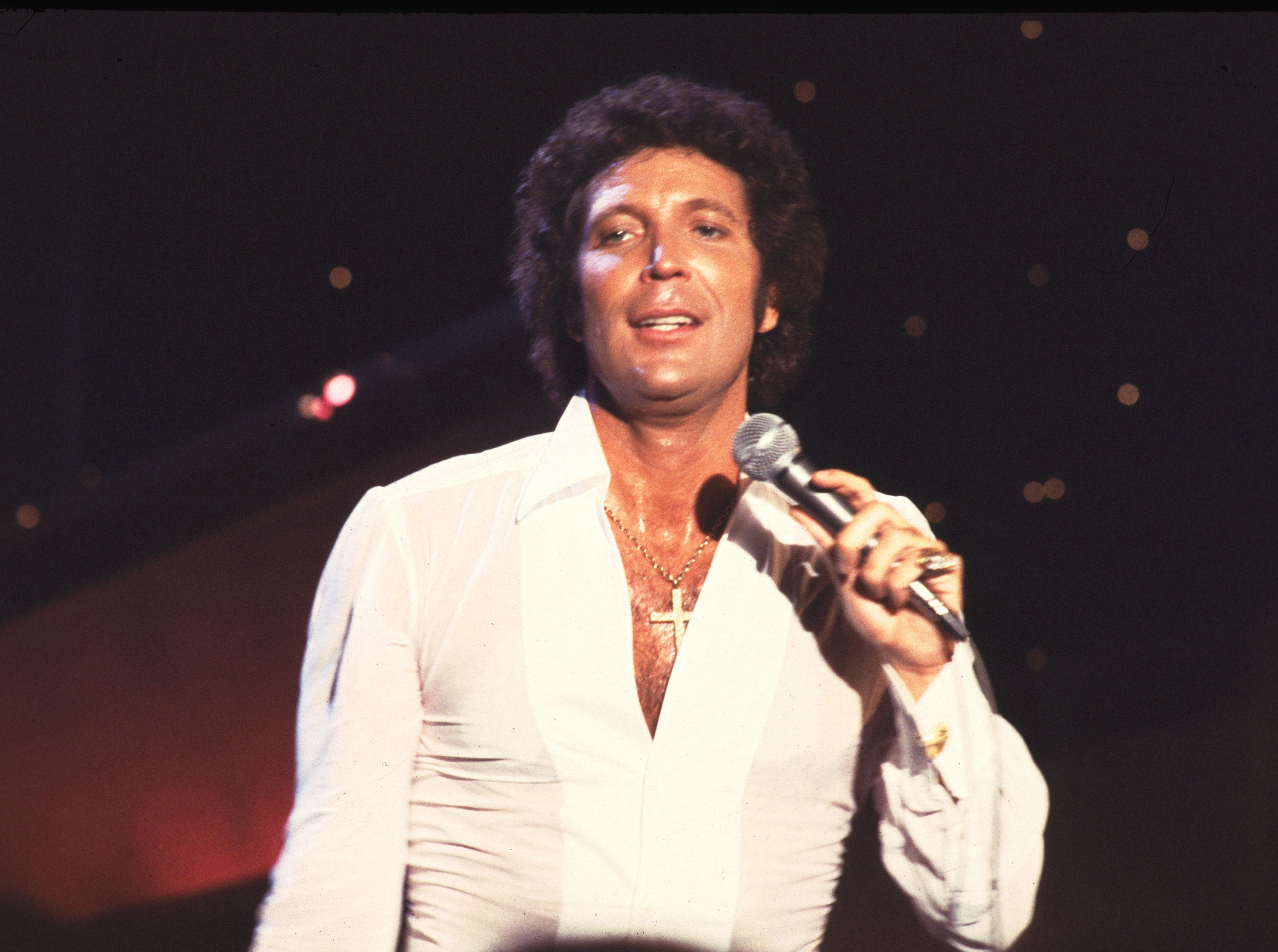 Tom Jones performing